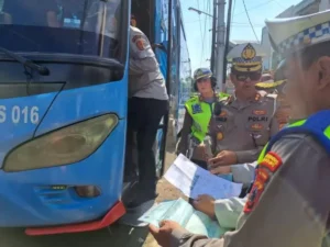 Puluhan Kendaraan di Semarang Jalani Ramp Check Jelang Libur Waisak