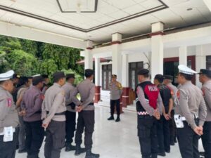 Kapolres Hadiri Rapat Pleno Penetapan Calon Terpilih Anggota DPRD Kab Lamandau