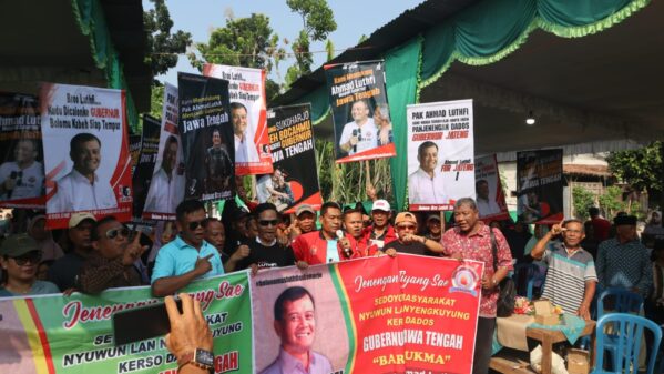 Relawan Bolone Bro Luthfi Sukoharjo Deklarasi Dukung Irjen Ahmad Luthfi