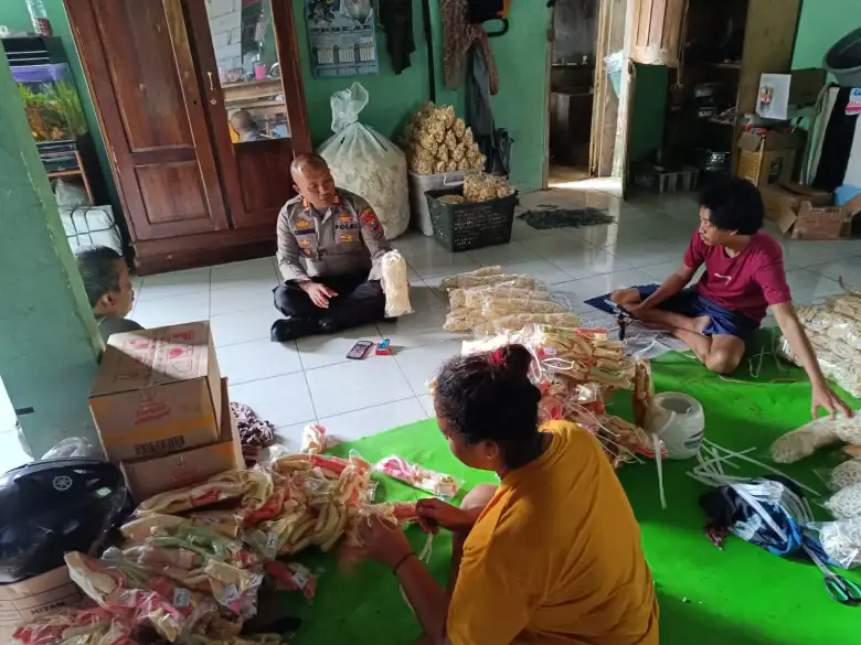 Sambang Pelaku Umkm, Polsek Pesanggaran Banyuwangi Beri Dukungan Penuh