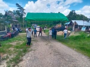 Satuan Lantas Polres lamandau Pengawalan Jenazah