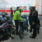 Satlantas Polres Rembang Jaring Belasan Motor Berknalpot Brong Saat Razia