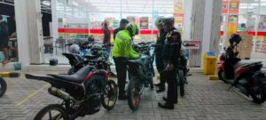 Satlantas Polres Rembang Amankan Belasan Sepeda Motor Berknalpot Brong