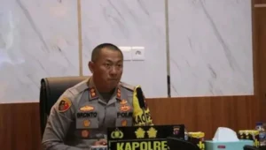 Kapolres Lamandau melaksanakan kegiatan rutinitas Minggu Kasih Bersama Personil