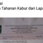 Seorang Tahanan Lapas Klaten Kabur!