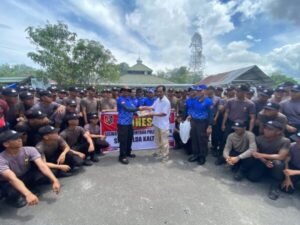 Siswa SPN Polda Kalteng Gelar Bakti Sosial Wujud Pengabdian pada Masyarakat