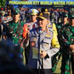 Tni Polri Mengelar Apel Pasukan Pengamanan World Water Forum Ke 10 Di