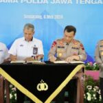 Teken Mou Dengan Dirut Pt Semen Gresik Rembang, Kapolda Jateng