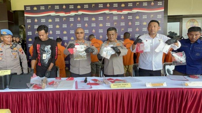 Tujuh Pelaku Peredaran Narkoba Dibekuk Polres Batang Selama Operasi Bersinar