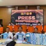 Ungkap Lima Kasus Narkoba, Polres Jembrana Gelar Press Rilis