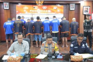 Ungkap Pencurian Sawit, Polres Kobar Ringkus 24 Tersangka, 2 Positif Narkoba