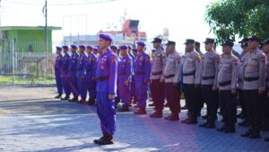 Upacara Pembukaan Pembinaan Tradisi Personil Ditpolairud Polda Jateng