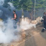 Upaya Pencegahan Dbd, Satgas Tmmd Ke 120 Kodim 0726/sukoharjo Laksanakan Fogging