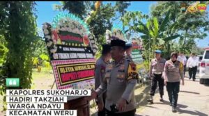 VIDEO: Warganya yang Meninggal, Kapolres Sukoharjo Takziah ke Rumah Duka