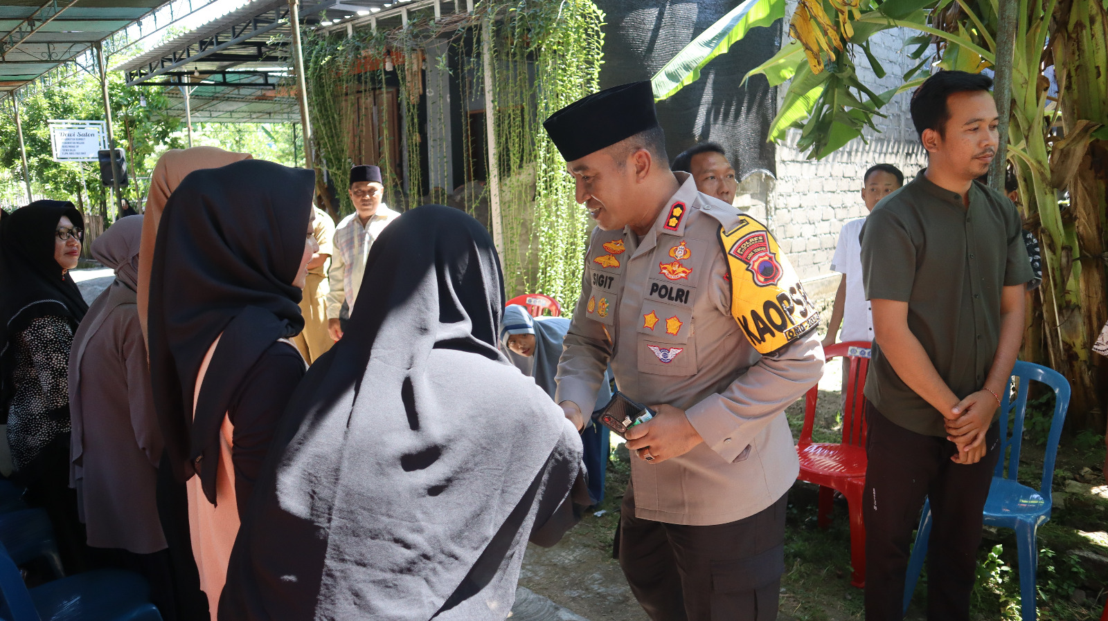 Wujud Empati, Kapolres Sukoharjo Takziah Ke Rumah Duka Warga