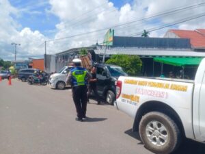 Wujud Pelayanan Satuan Lantas Polres lamandau Pengawalan Jenazah