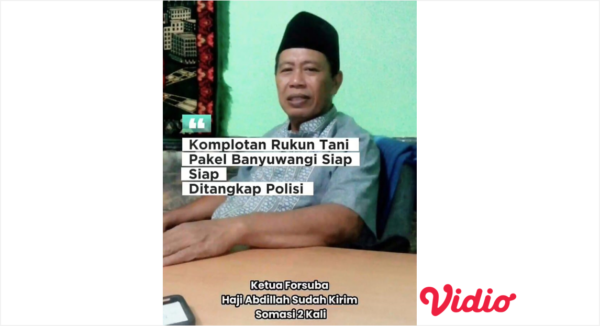 Forsuba Banyuwangi Tidak Terima Suratnya Disalahgunakan Untuk Melanggar Hukum Oleh