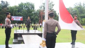 AKBP Bronto Budiyono Pimpin Upacara Bendera Peringati Hari Lahir Pancasila 2024