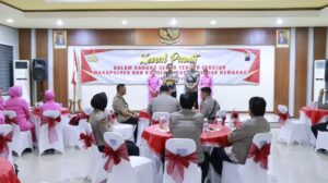 Polres Rembang Menggelar Acara Kenal Pamit Wakapolres Rembang Usai Upacara Sertijab