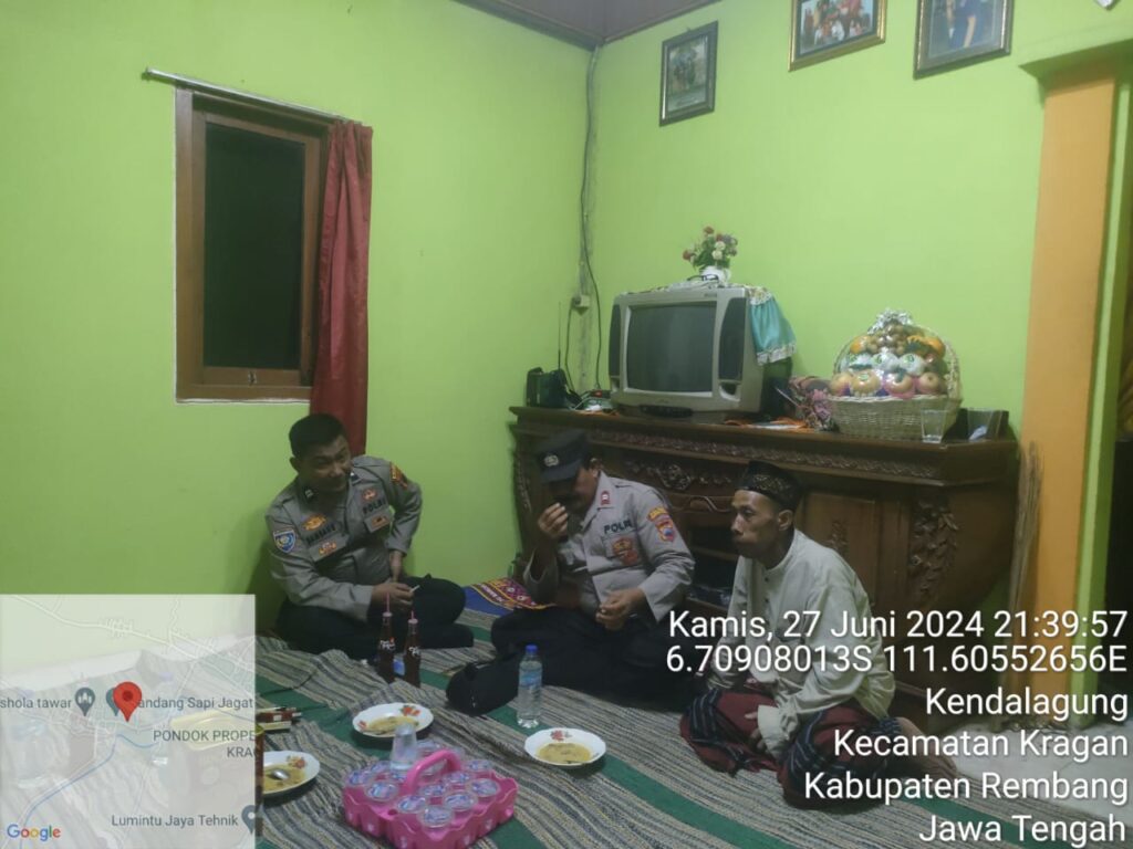 Aiptu Danardi Laksanakan Patroli Dialogis Guna Ciptakan Kamtibmas Yang Aman Dan Kondusif