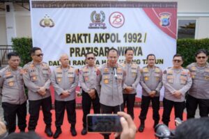 Akpol 1992 Pratisara Wirya Gelar Bakti Kesehatan di Kalsel Jelang HUT ke-78 Bhayangkara