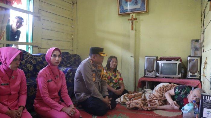 Anjangsana Ke Purnawirawan Dan Warakawuri, Kapolres Humbahas Sambut Hari Bhayangkara