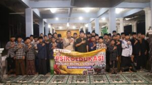 Cegah Bullying di Ponpes Al Mubarok, Polresta Banyuwangi Gelar Psikoedukasi