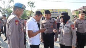 Antisipasi Judi Online Dikalangan Personel Polri, Propam Polres Sukoharjo Periksa Handphone Personel Secara Mendadak