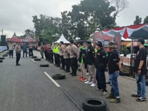 Apel Gabungan Polri-TNI Sukseskan Kapolresta Banyuwangi Cup Dragbike