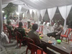 Berikan Rasa Aman, Polsek Sale Melaksanakan Pengamanan Pertunjukan hiburan Campur Sari Irung Petruk