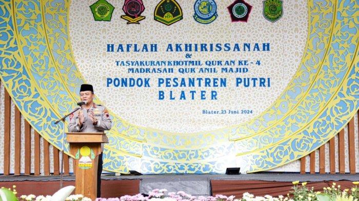 Ini Pesan Irjen Pol Ahmad Luthfi saat Hadiri Haflah Akhirissanah Ponpes Madinatul Qur’an Blater