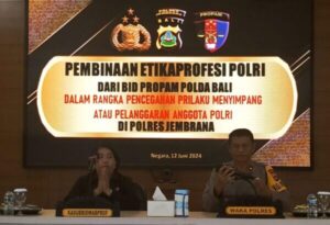 Bid Propam Polda Bali Kegiatan Pembinaan Etika Profesi Polri di Polres Jembrana