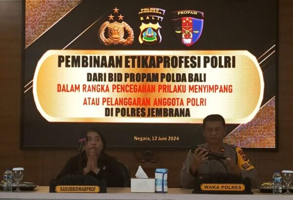 Bid Propam Polda Bali Kegiatan Pembinaan Etika Profesi Polri Di