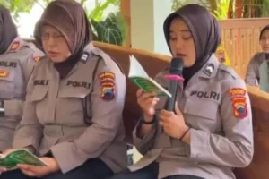 Sosok Bripda Sherly, Polwan Cantik Polresta Banyumas Penghafal 30 Juz Al-Qur’an