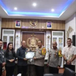 Datangi Polres Humbahas, Bawaslu Humbahas Koordinasi Pengawasan Pilkada 2024