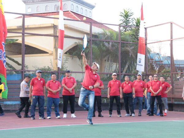 Diikuti 26 Tim, Kejuaraan Tenis Lapangan Kapolda Kalteng Cup 2024