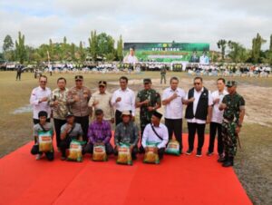 Dukung Pengembangan Pertanian, Wakapolda Kalteng Hadiri Apel Siaga Alsintan Mentan