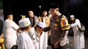 PW FRN Bersama Polresta Banyuwangi Menggelar Dzikir dan Sholwat Akbar dalam rangka Hari Bhayangkara ke-78