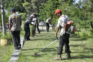 Laksanakan Bakti Sosial Religi, Polres Humbahas Sambang Makam Opung Piktor Sihombing