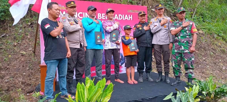 Gelar Lomba Mancing Berhadiah, Polresta Banyuwangi Semarakkan Hari Bhayangkara Ke 78