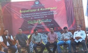 Silaturahmi dengan Media, KPU Banyuwangi Janji selalu Terbuka