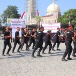 Hut Bhayangkara Ke 78, Polres Sukoharjo Gelar Lomba Senam Lagu Kaka