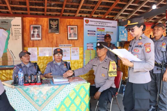 Hari Bhayangkara Ke 78, Desa Penyaringan Jembrana Ikuti Lomba Satkamling Polda