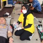 Hari Bhayangkara Ke 78, Polres Lamandau Adakan Donor Darah