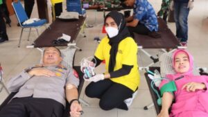 Menyambut Hari Bhayangkara ke-78, Polres Lamandau Adakan Donor Darah