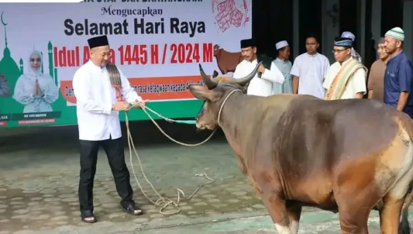 Hari Raya Idul Adha 1445 H, Polres Lamandau Laksanakan Qurban