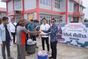 Rutan Humbang Hasundutan Bagikan Daging Qurban saat Hari Raya Idul Adha