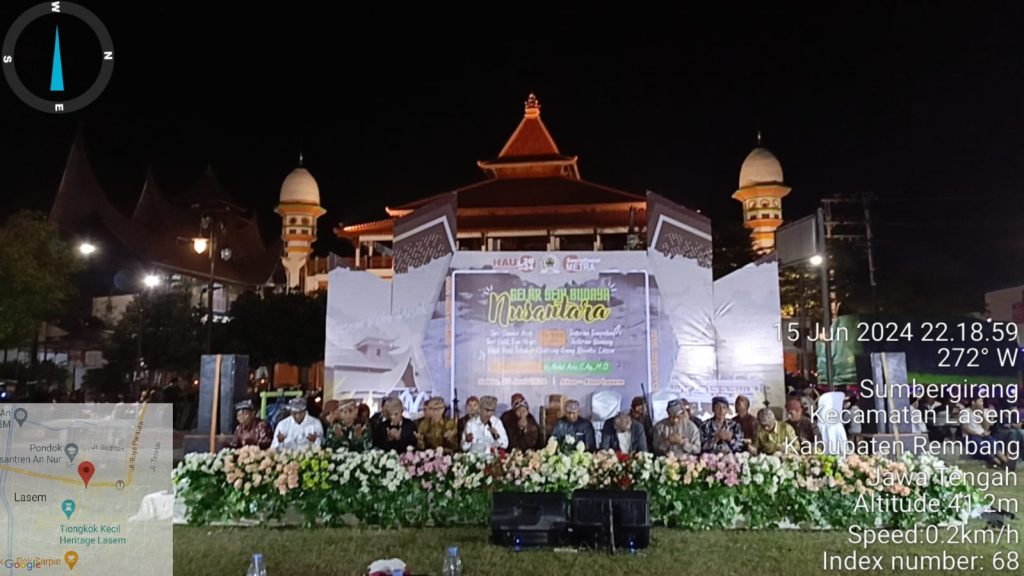 Haul Mbah Sambu Lasem : Kapolsek Hadiri Gelar Seni Budaya