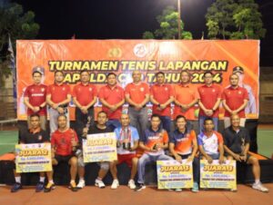 Ini Daftar Juara Turnamen Tenis Lapangan Kapolda Kalteng Cup 2024