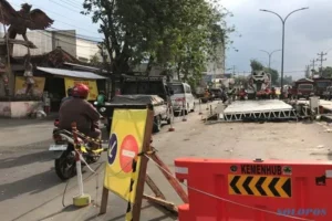 Jalan Brigjen Sudiarto Semarang Dibeton, Awas Macet